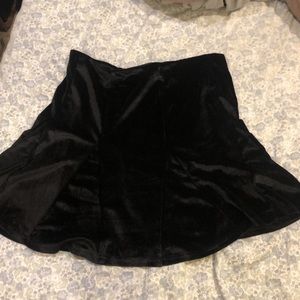 Velvet skirt